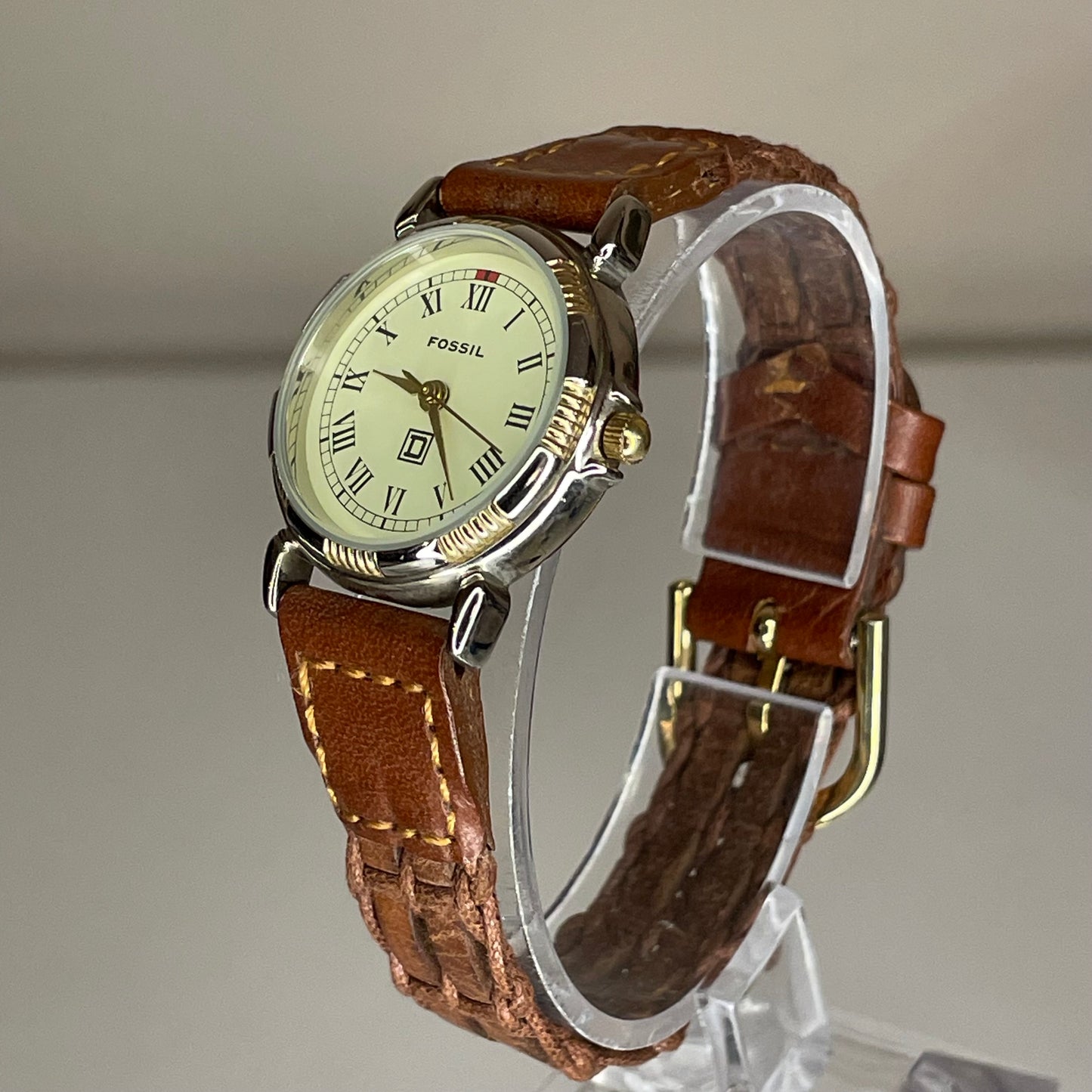 Reloj Fossil PR-5002 Mujer Años 90 Numerales Romanos