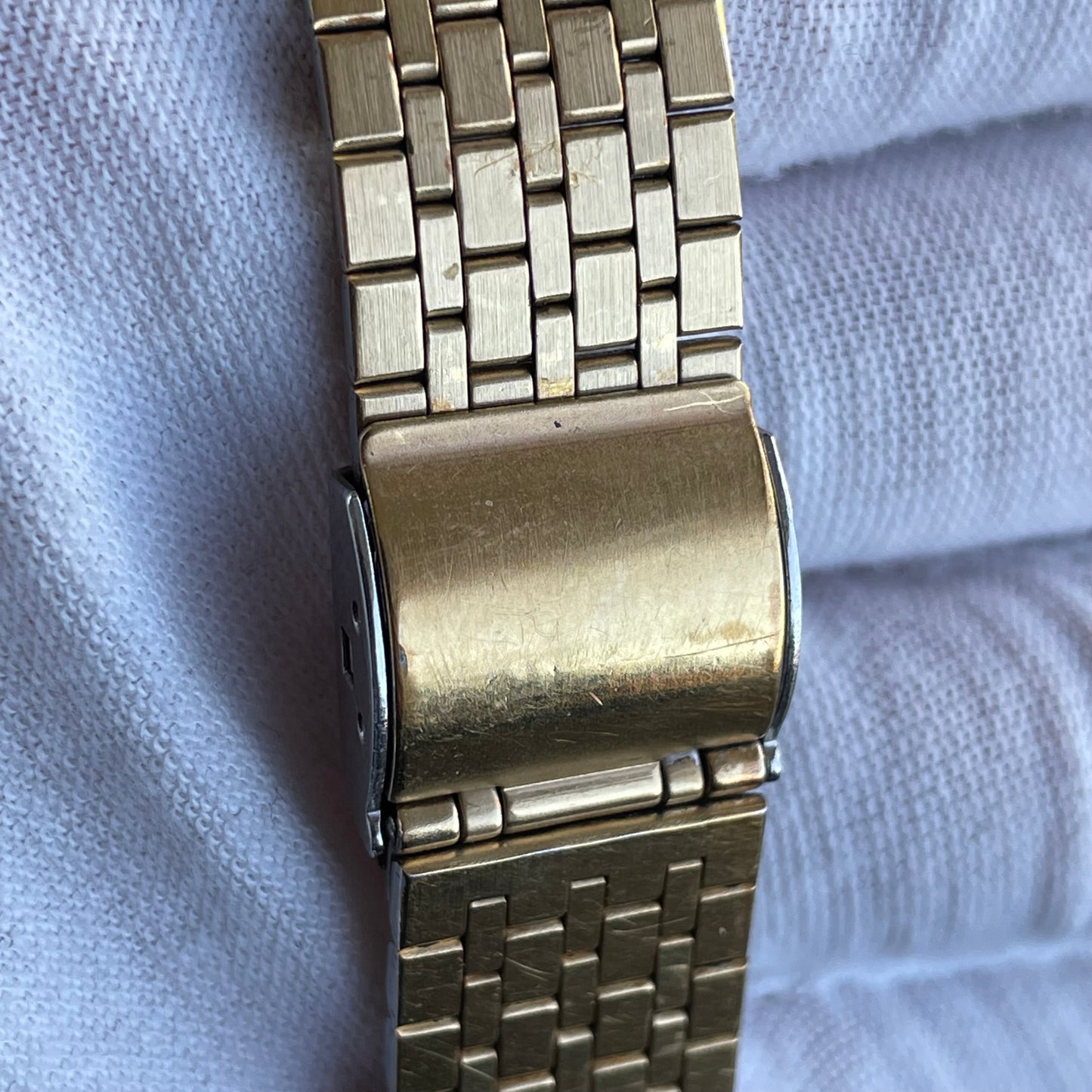 Reloj SEIKO Hombre 8223 Dorado Día Fecha NOV.1989 Pulsera Integrada