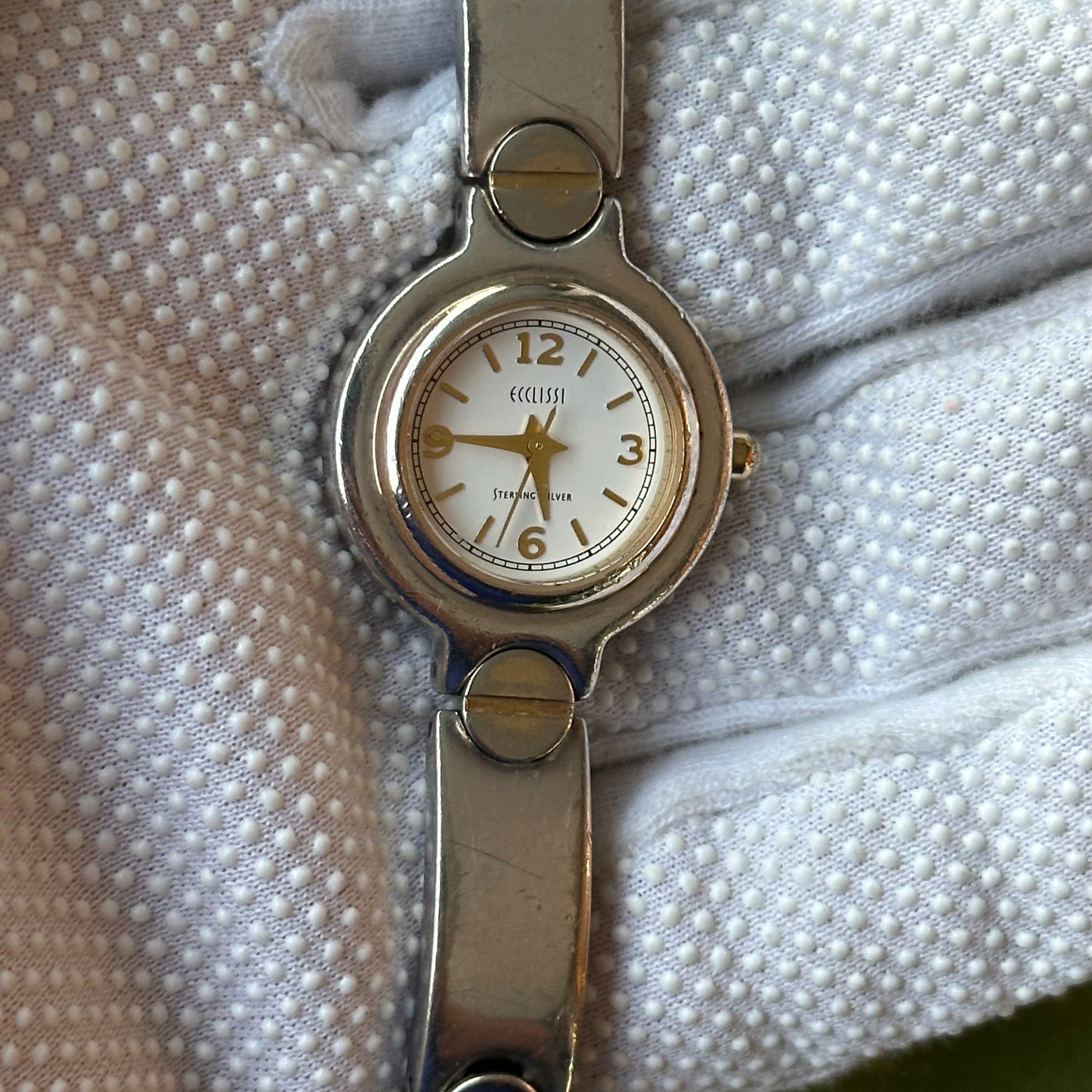 Reloj joya ECCLISSI Mujer Completamente de plata 925 Años 2000s