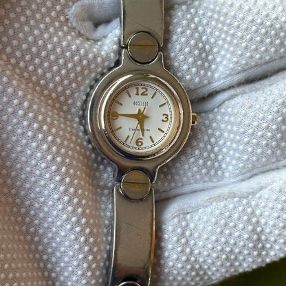 Reloj joya ECCLISSI Mujer Completamente de plata 925 Años 2000s