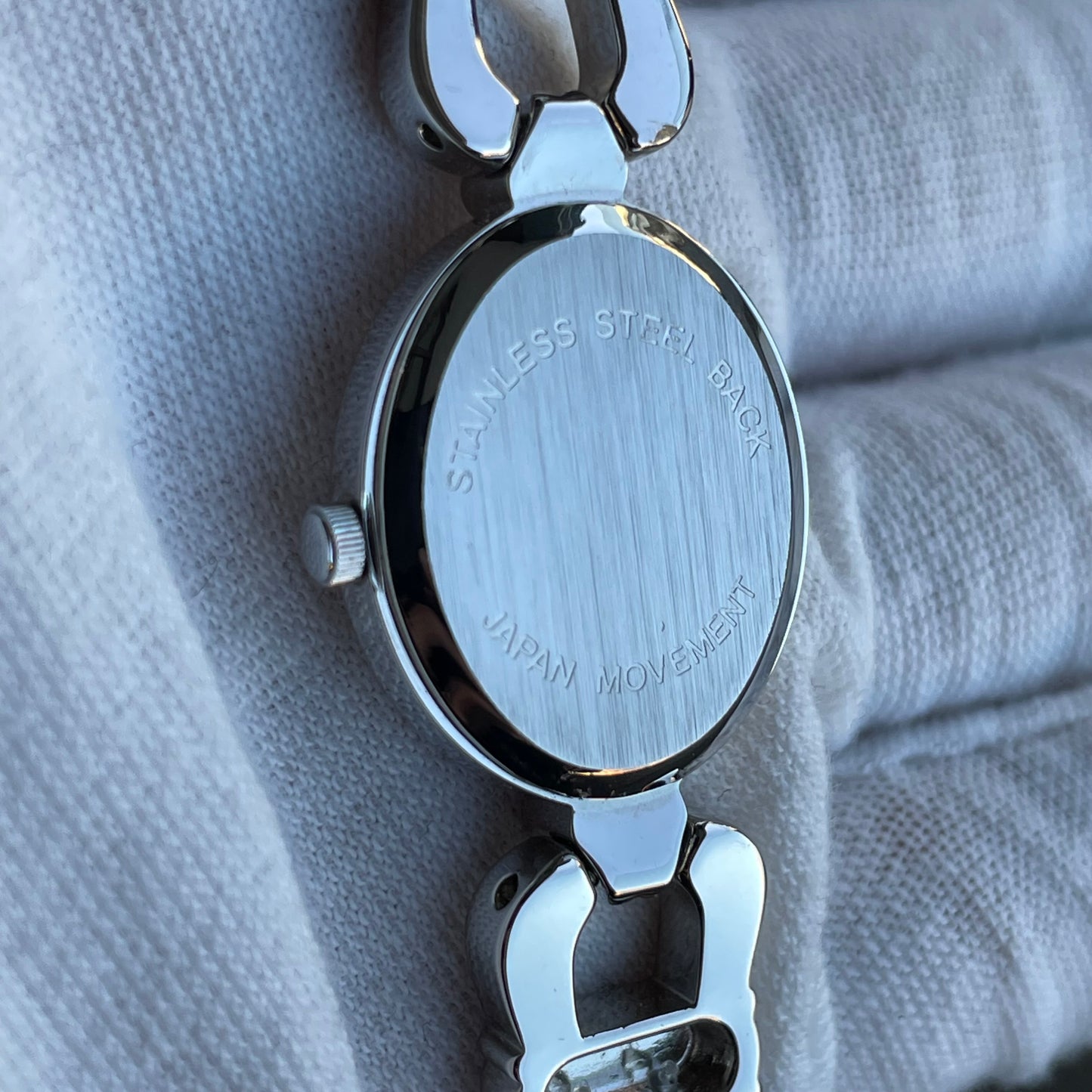 Reloj Mujer Piedras Naturales Diseño Joya máquina japonesa NEW OLD STOCK