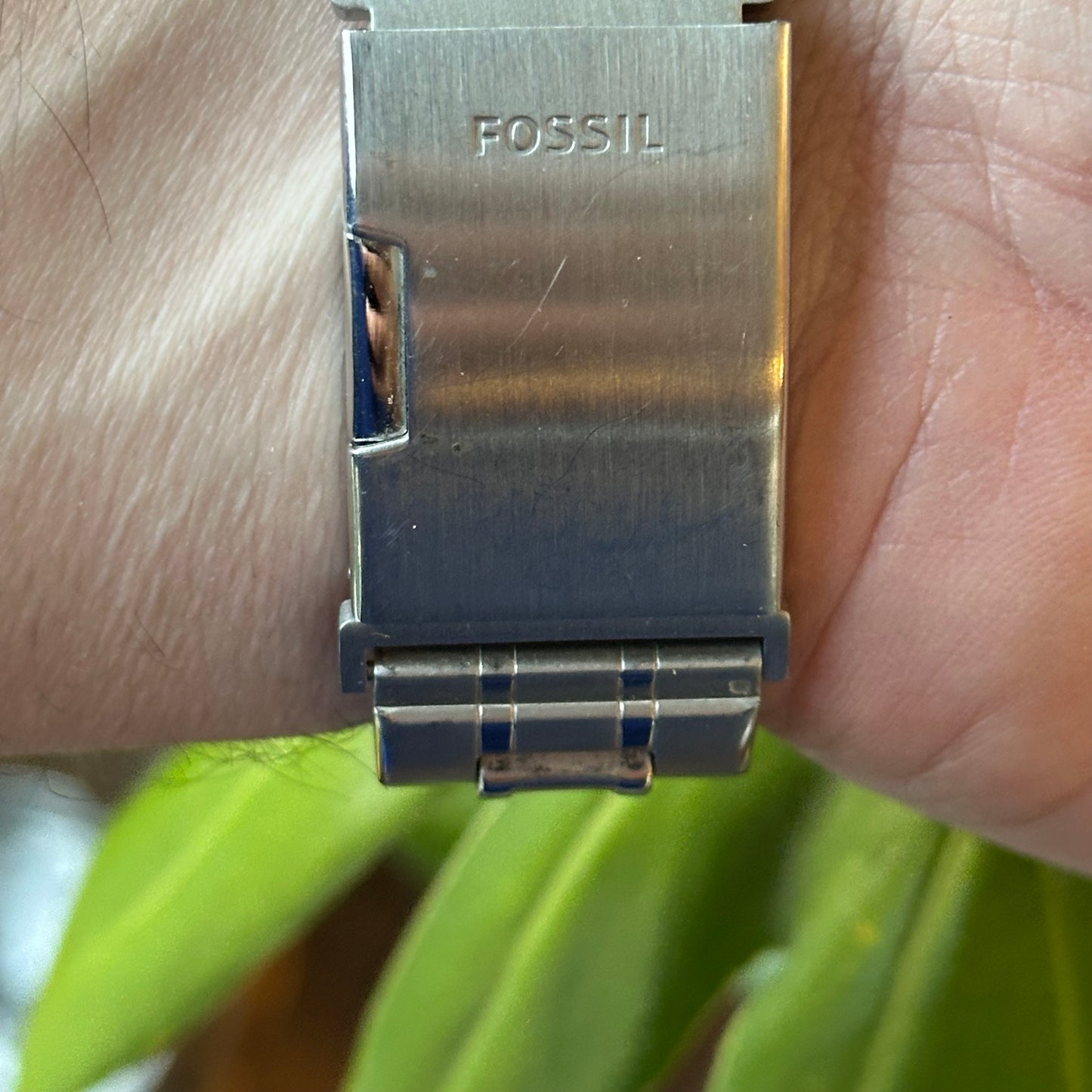 Reloj Fossil Cronógrafo Hombre Grande 2010s Acero ESCASO