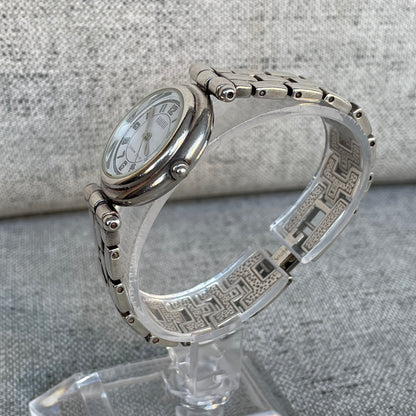 Reloj Ecclissi Mujer Plata 33mm pulsera bloques de plata 2000s ÚNICO