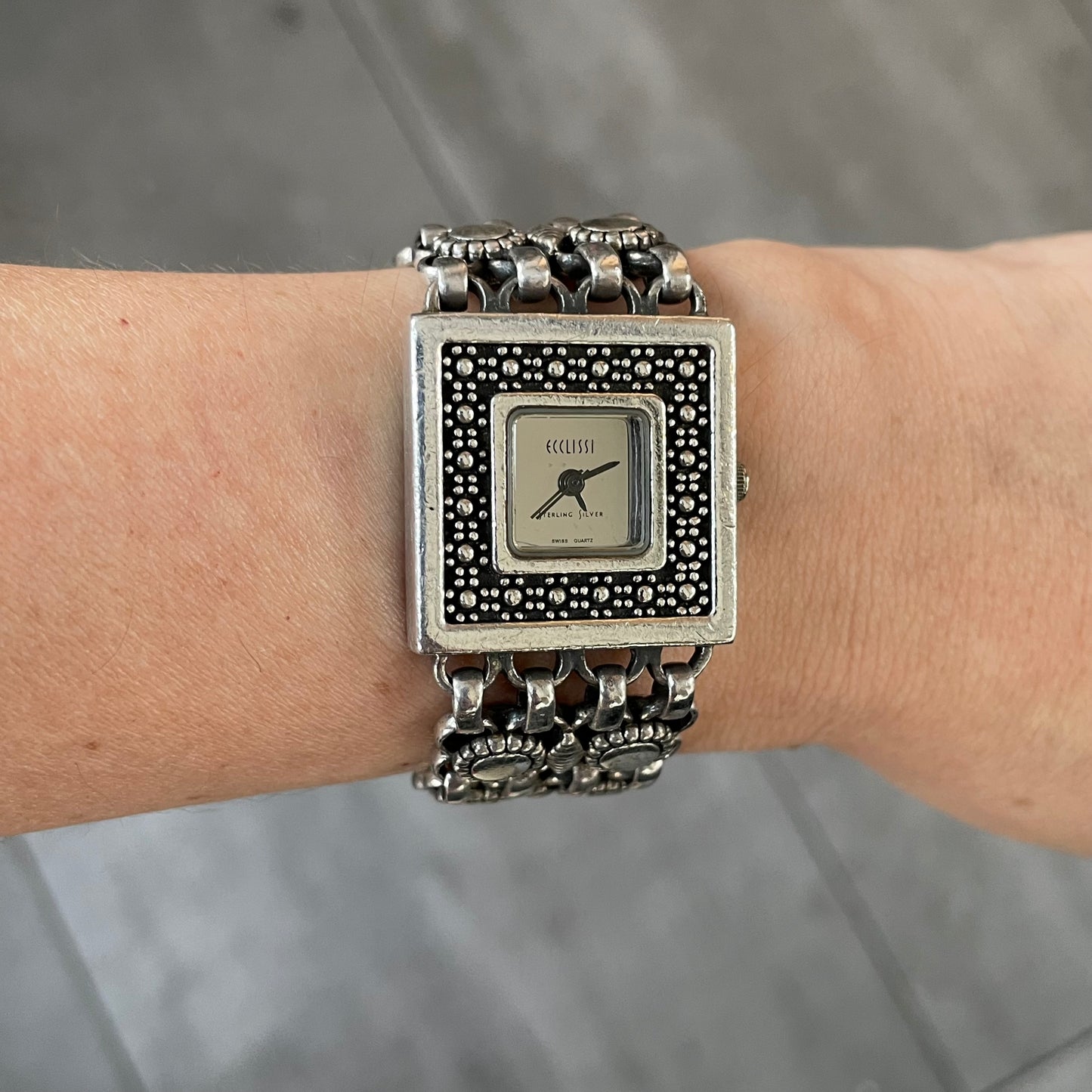 Reloj Ecclissi Mujer Plata 90 gramos Maciza 925 años noventas