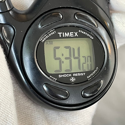 Reloj Timex Digital Mosquetón Carabiner Indiglo Outdoor 2000s