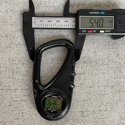 Reloj Timex Digital Mosquetón Carabiner Indiglo Outdoor 2000s