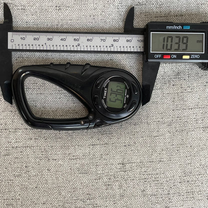 Reloj Timex Digital Mosquetón Carabiner Indiglo Outdoor 2000s