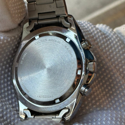 Citizen Chronograph Elab. en 2003 Nuevo con Etiqueta WR100 42mm ÚNICO