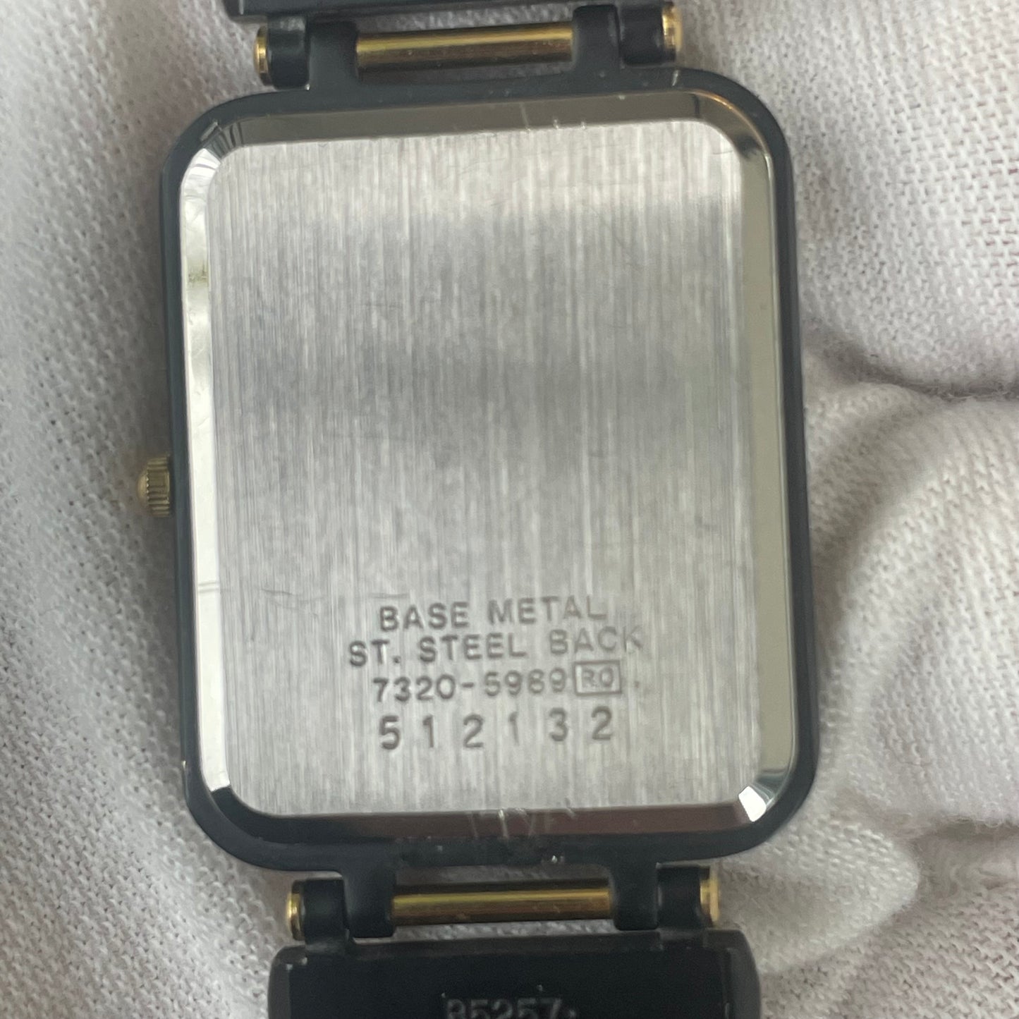 Reloj SEIKO Mujer enero/1985 Rectangular Negro Dorado RARO