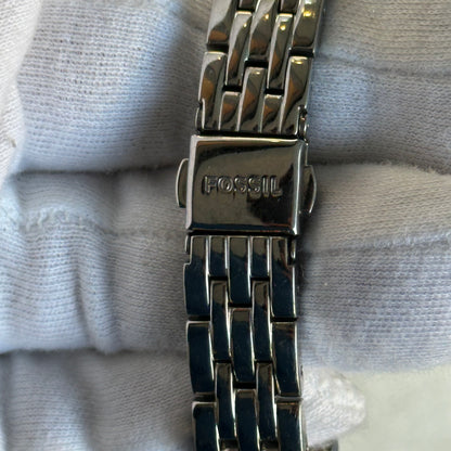 Reloj Fossil Mujer Año 2011 Rectangular Acero ES-2736 escaso