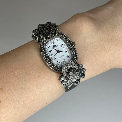 Reloj Joya Cenere 613  Nuevo / New Old Stock Estilo Art Déco Año 1994 Marcasita
