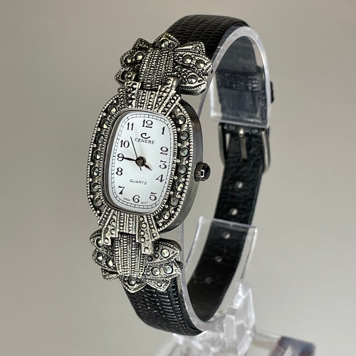 Reloj Joya Cenere 613  Nuevo / New Old Stock Estilo Art Déco Año 1994 Marcasita