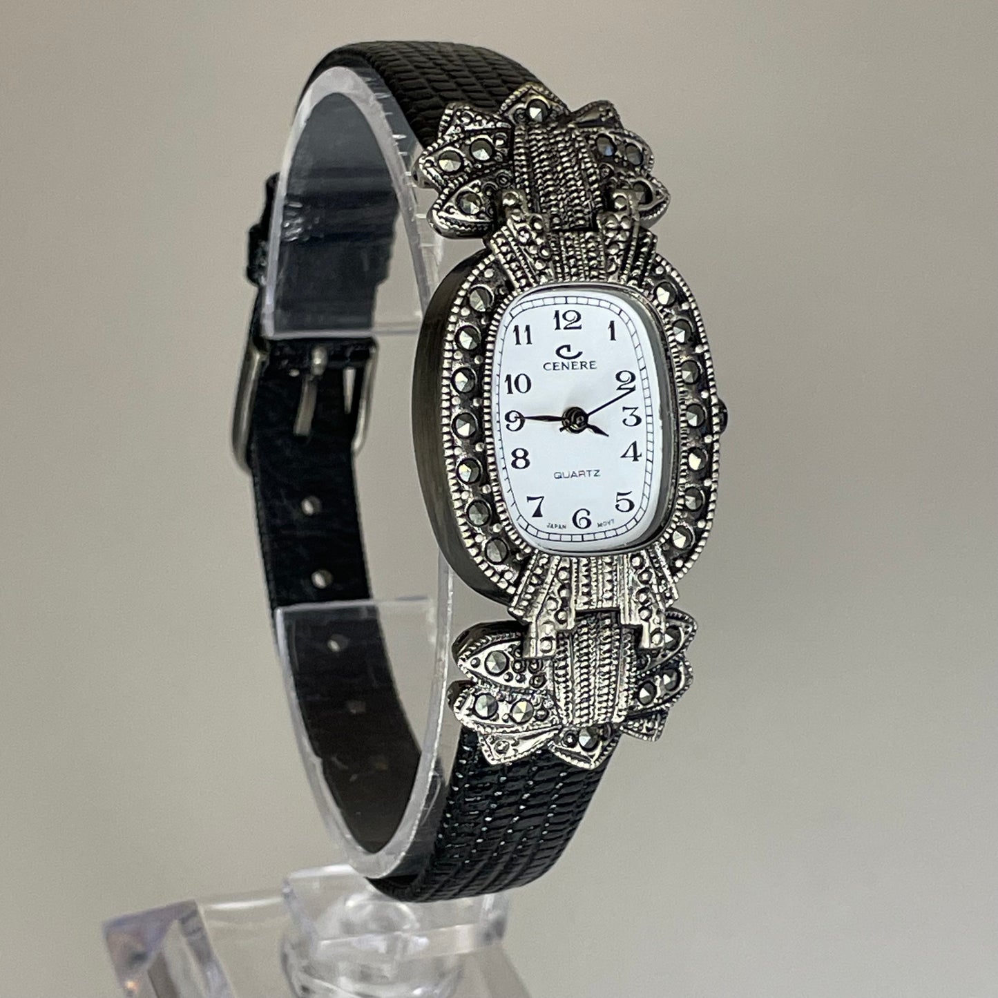 Reloj Joya Cenere 613  Nuevo / New Old Stock Estilo Art Déco Año 1994 Marcasita