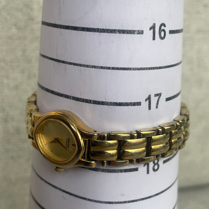 Reloj SEIKO Mujer Quartz Ovalado Dorado mayo de 1993 LEER