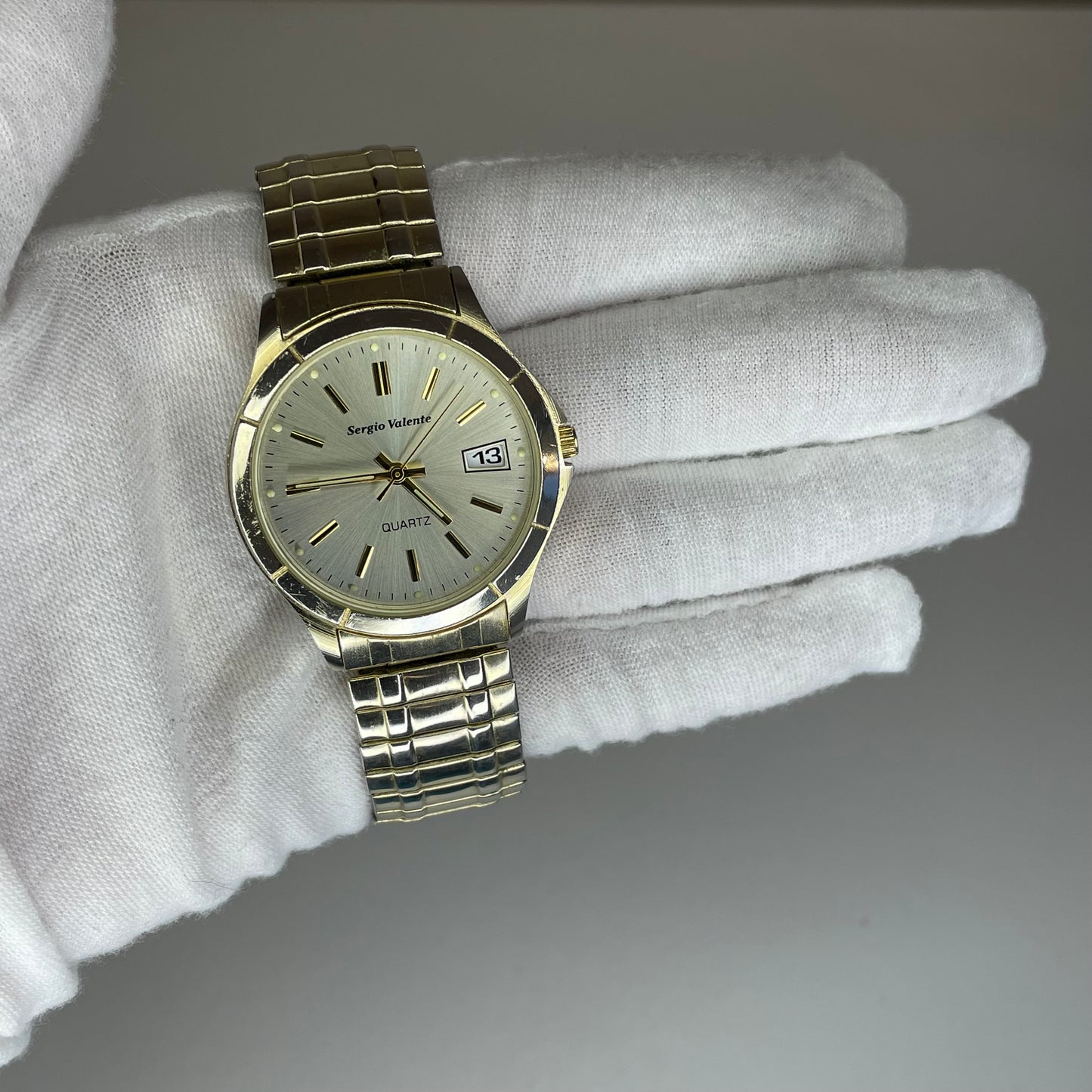 Reloj de hombre Sergio Valente Máquina ISA Suiza Elab. a fines de los 80s Impecable