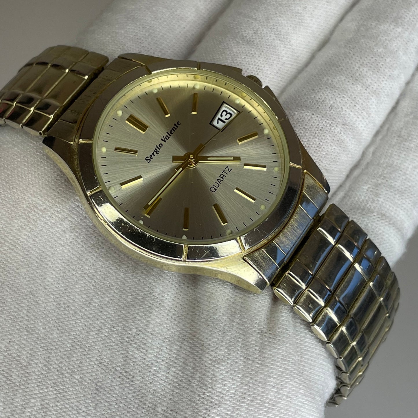 Reloj de hombre Sergio Valente Máquina ISA Suiza Elab. a fines de los 80s Impecable