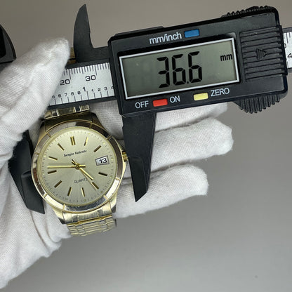 Reloj de hombre Sergio Valente Máquina ISA Suiza Elab. a fines de los 80s Impecable
