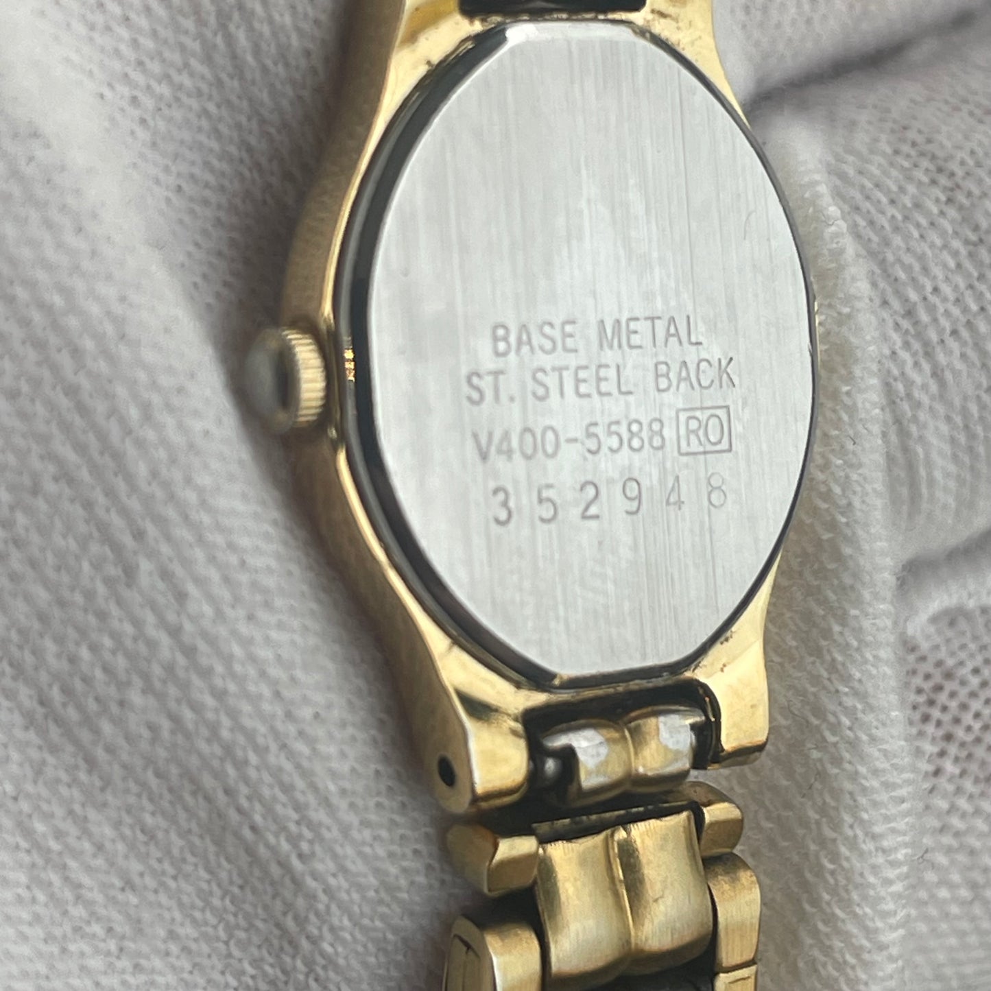 Reloj SEIKO Mujer Quartz Ovalado Dorado mayo de 1993 LEER