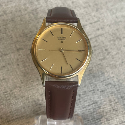 Reloj Seiko Hombre 1995 Quartz Alarm 37mm Doble Corona RARO LEER