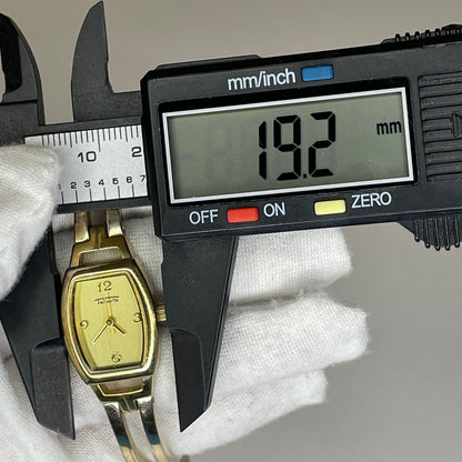 Reloj Joya Talbots Mujer TA-1009 Años 2000 Caja tonneau Geometría Art Déco