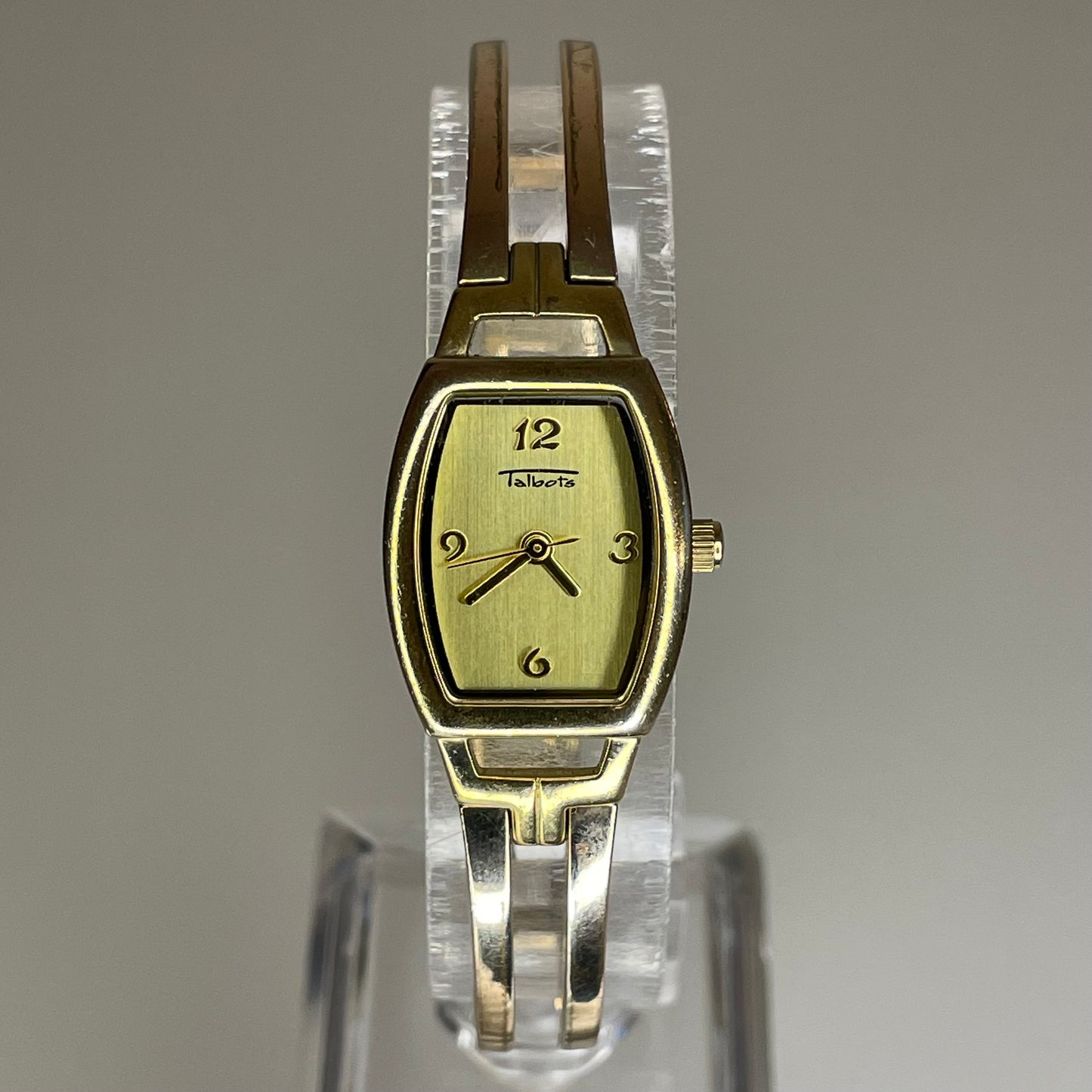 Reloj Joya Talbots Mujer TA-1009 Años 2000 Caja tonneau Geometría Art Déco