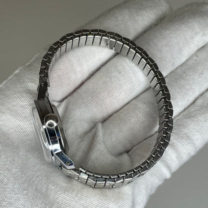 Reloj de mujer Timex Date A Cuerda Año 1979 pulsera expandible original Funciona Perfecto