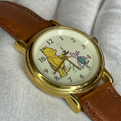 Reloj Ingersoll Classic Pooh Año 1998 Dial Iluminado con Pooh y Piglet MUY RARO Impecable