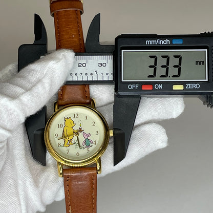 Reloj Ingersoll Classic Pooh Año 1998 Dial Iluminado con Pooh y Piglet MUY RARO Impecable