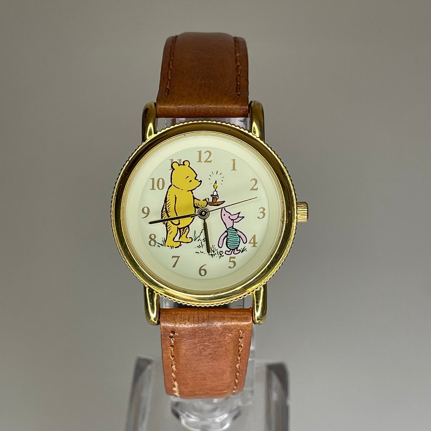 Reloj Ingersoll Classic Pooh Año 1998 Dial Iluminado con Pooh y Piglet MUY RARO Impecable