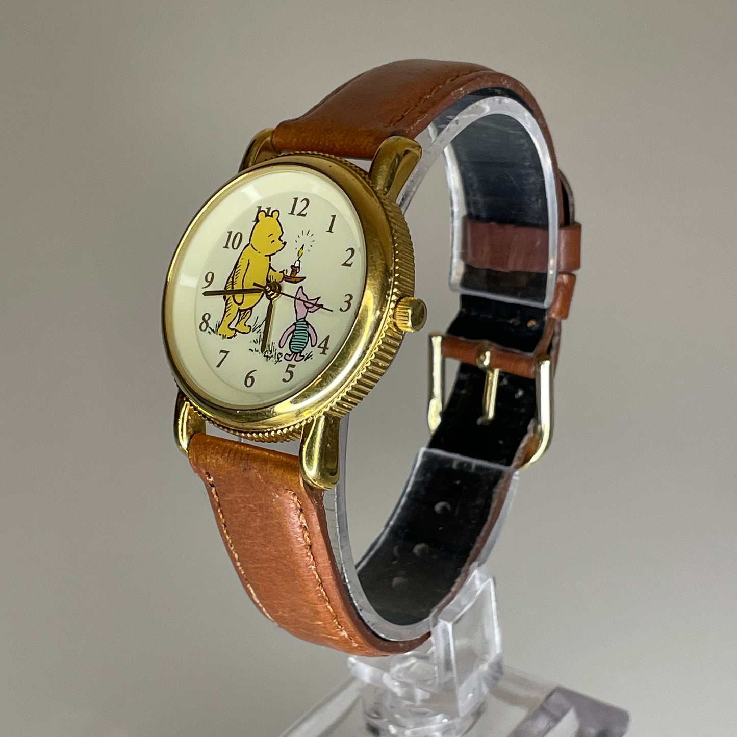 Reloj Ingersoll Classic Pooh Año 1998 Dial Iluminado con Pooh y Piglet MUY RARO Impecable