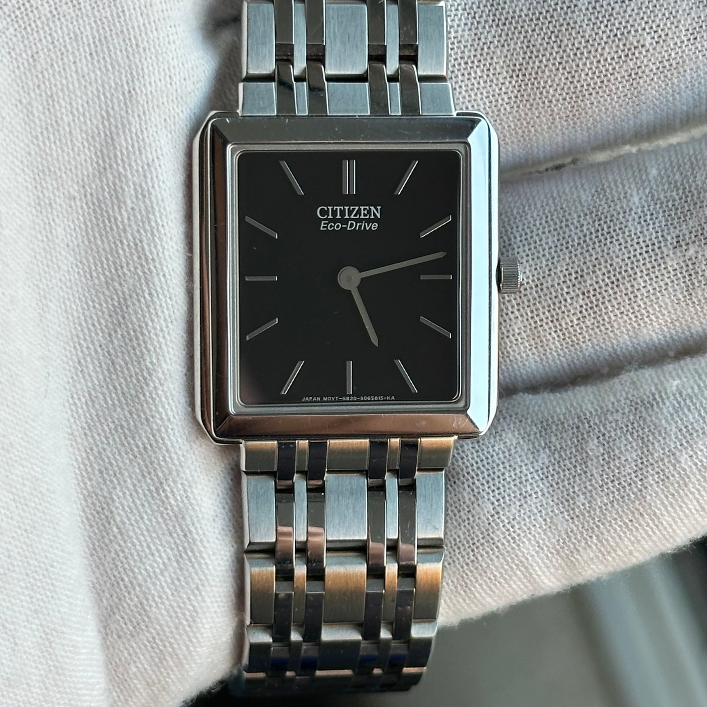 Reloj Citizen Stiletto Unisex Eco-Drive Solar Negro 2011 Zafiro