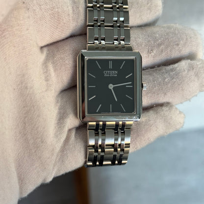 Reloj Citizen Stiletto Unisex Eco-Drive Solar Negro 2011 Zafiro