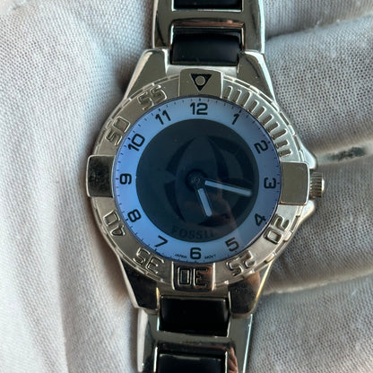 Fossil Sport Line 90´s YR2000 Y2K Futurista ANA DIGI SÚPER RARO