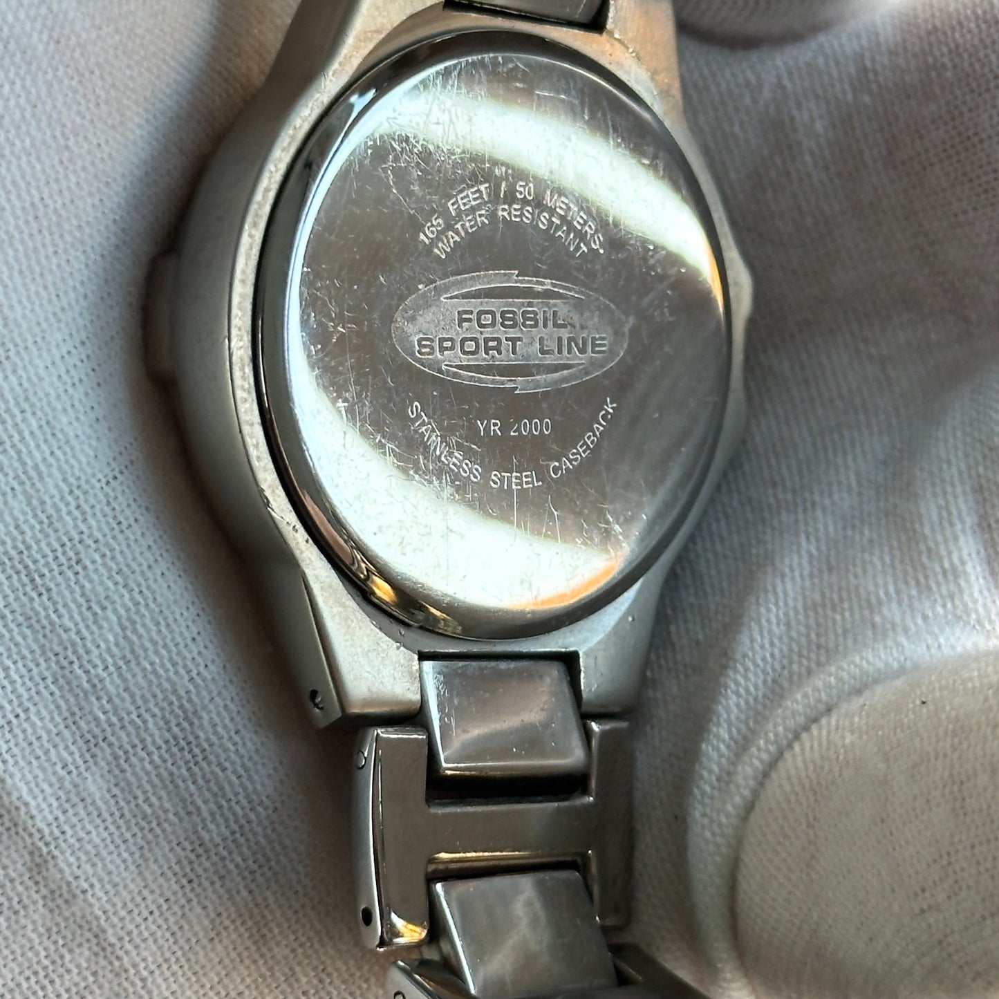 Fossil Sport Line 90´s YR2000 Y2K Futurista ANA DIGI SÚPER RARO