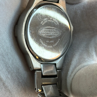 Fossil Sport Line 90´s YR2000 Y2K Futurista ANA DIGI SÚPER RARO
