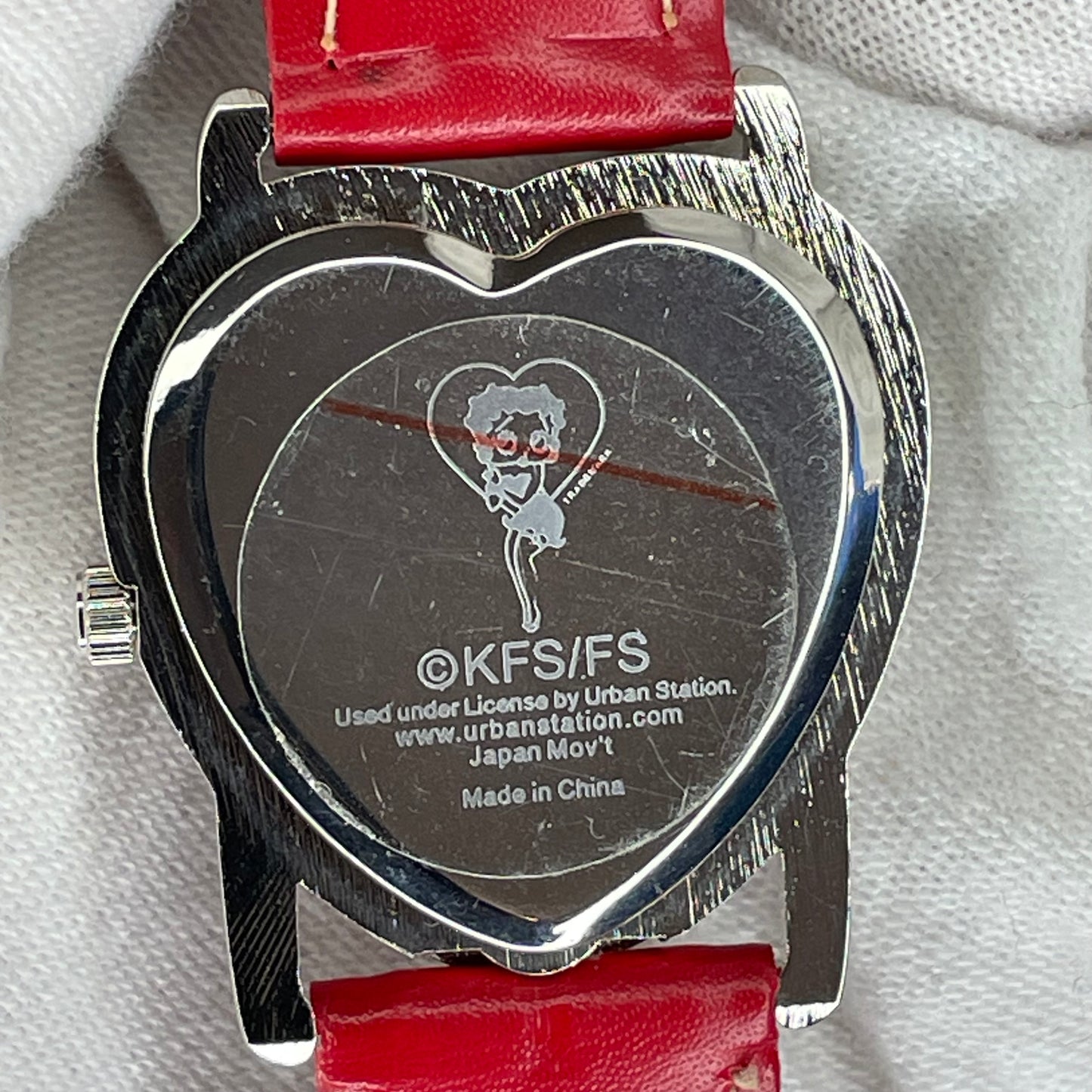 Reloj Betty Boop Urban Station Heart Shaped, año 2005 ÍCONO DEL CINE