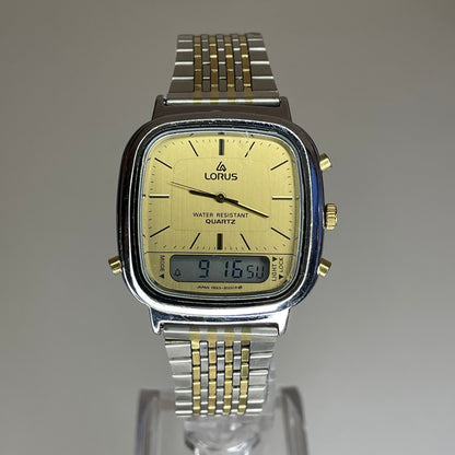 Reloj Lorus by SEIKO Ana-Digi Elab. en 1983 Doble lectura analógica y digital ÚNICO