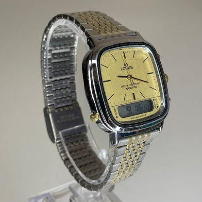 Reloj Lorus by SEIKO Ana-Digi Elab. en 1983 Doble lectura analógica y digital ÚNICO
