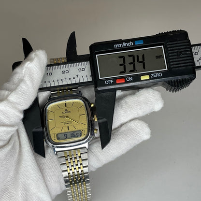 Reloj Lorus by SEIKO Ana-Digi Elab. en 1983 Doble lectura analógica y digital ÚNICO