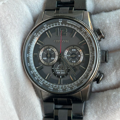 Reloj Citizen Eco-Drive WR200 Cronógrafo Negro 2017 Nighthawk