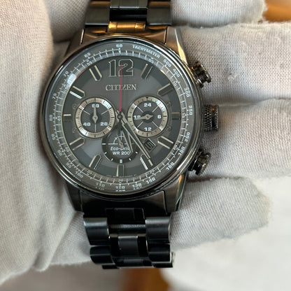 Reloj Citizen Eco-Drive WR200 Cronógrafo Negro 2017 Nighthawk