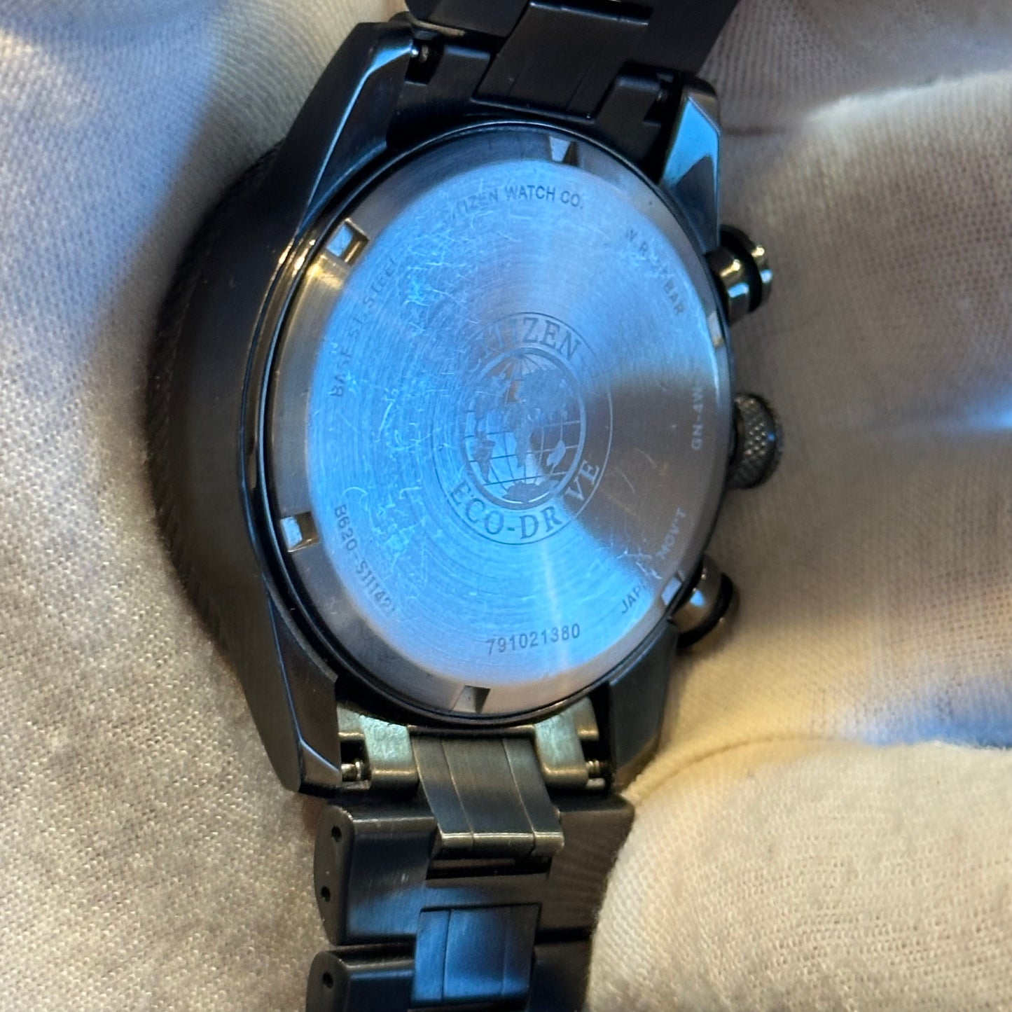 Reloj Citizen Eco-Drive WR200 Cronógrafo Negro 2017 Nighthawk