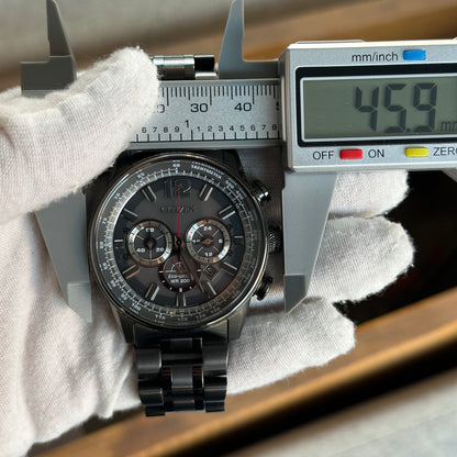 Reloj Citizen Eco-Drive WR200 Cronógrafo Negro 2017 Nighthawk
