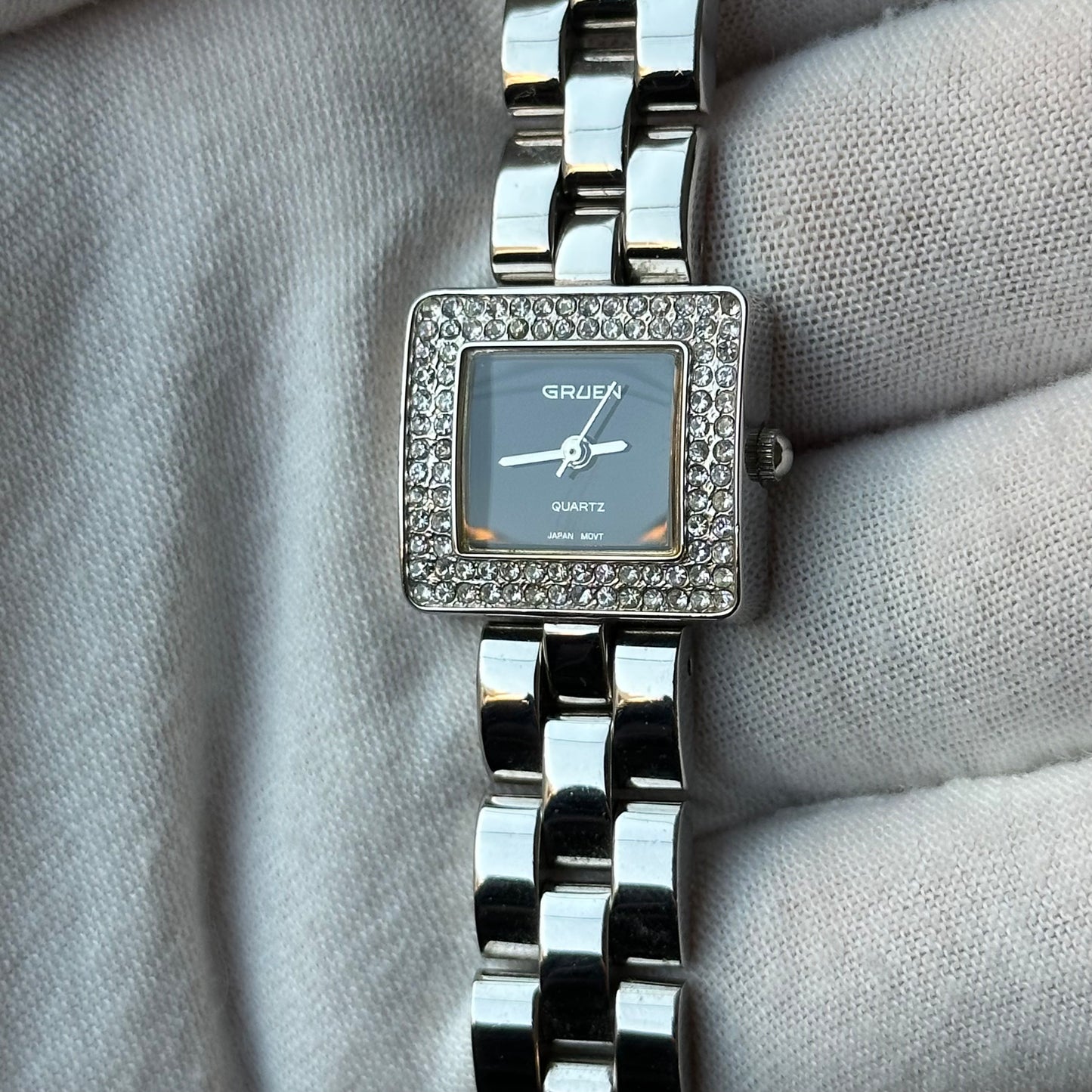 Reloj Gruen Mujer GR7337 Cristales Años 2000 escaso