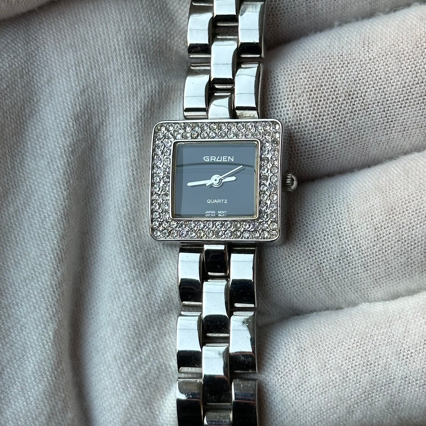Reloj Gruen Mujer GR7337 Cristales Años 2000 escaso