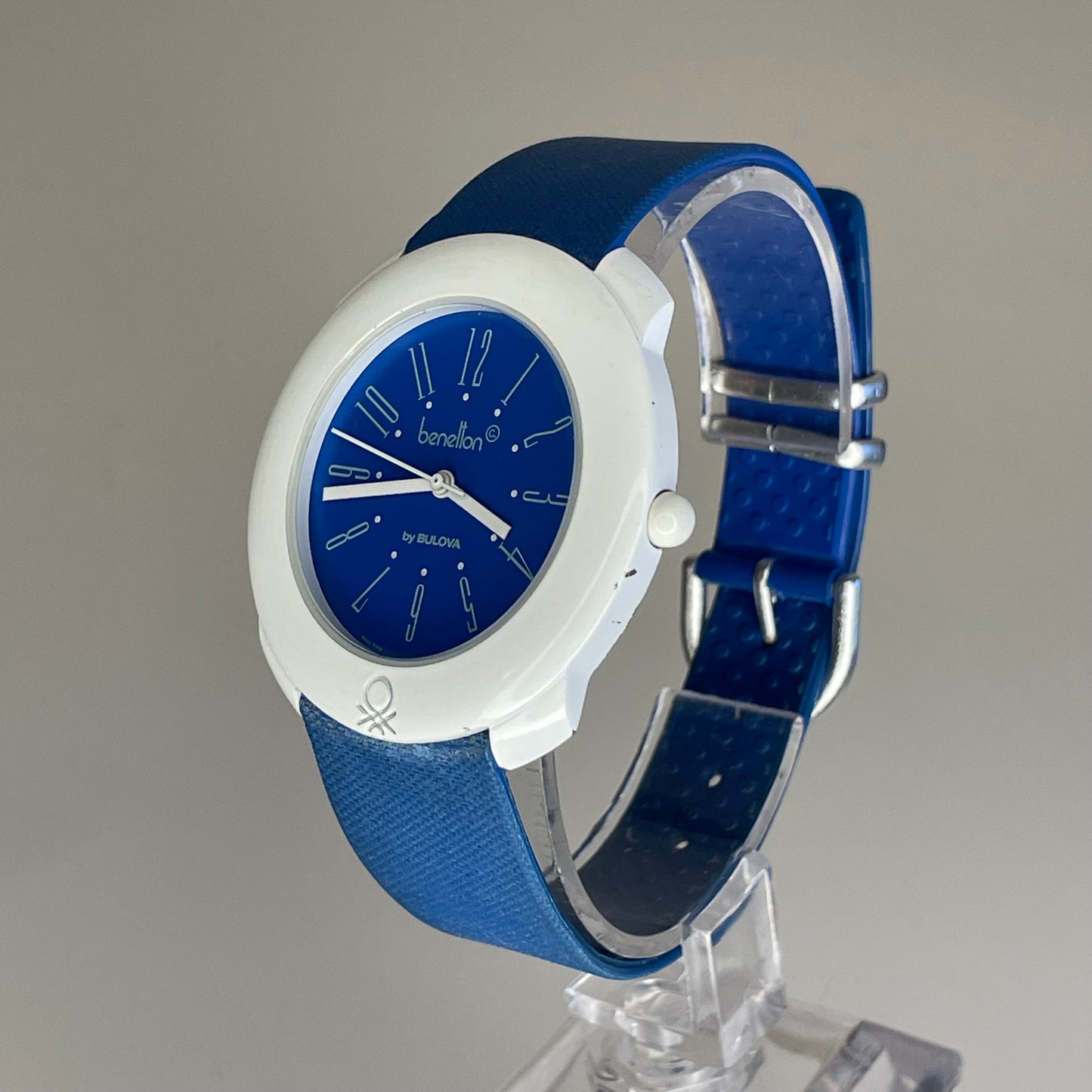 Reloj Benetton by BULOVA Unisex Año 1992 Inspiración diseño Memphis ESCASO