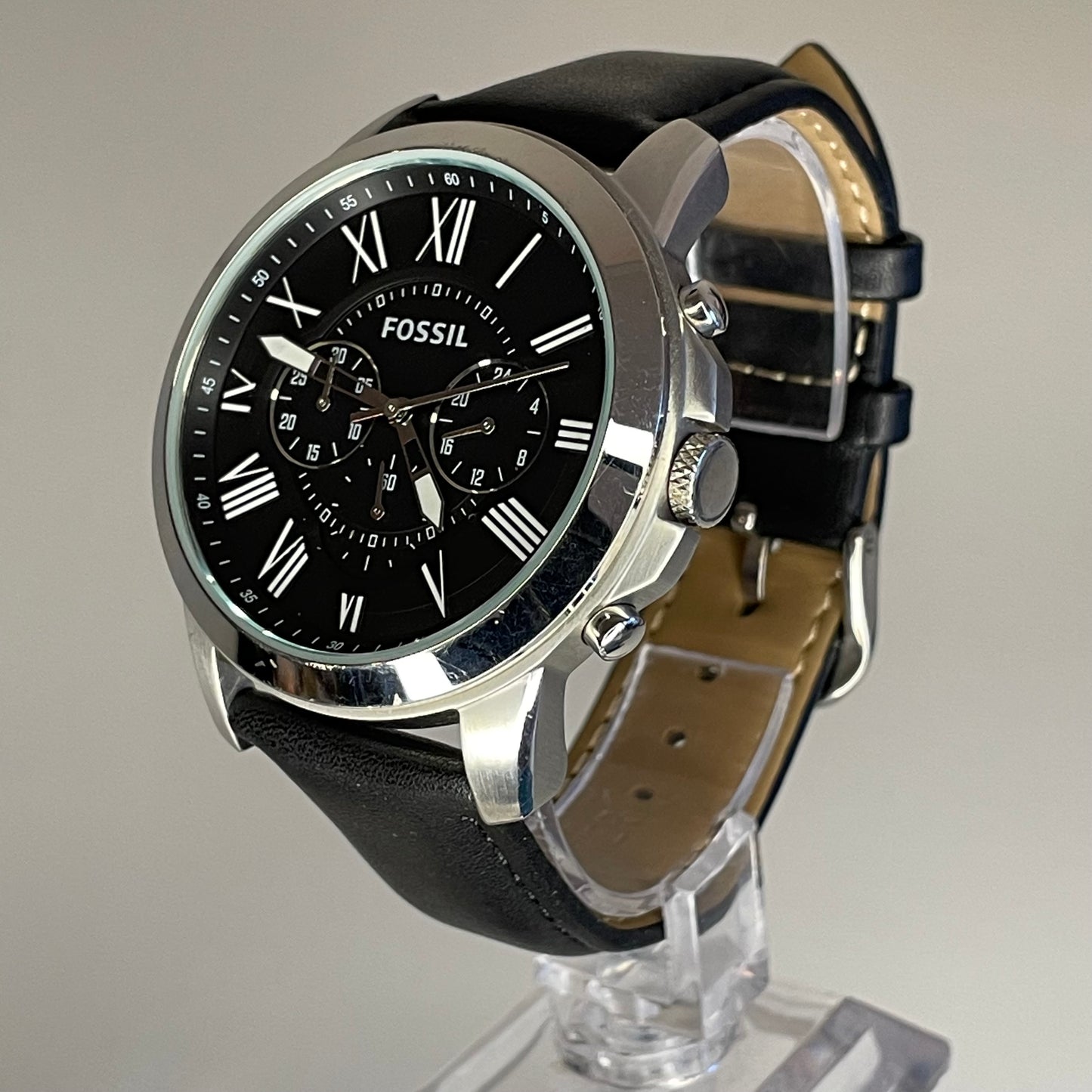 Reloj Fossil Grant FS4812 Año 2013 Cronógrafo Números Romanos