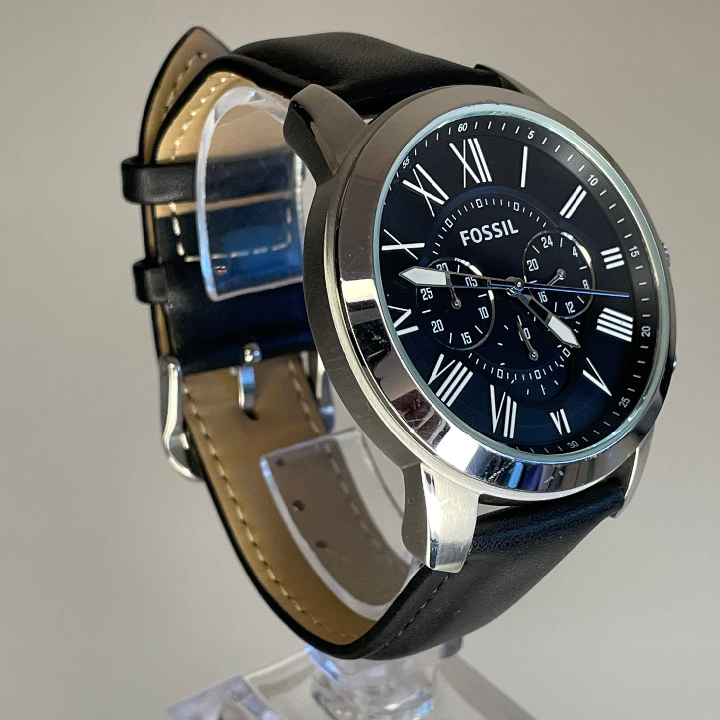 Reloj Fossil Grant FS4812 Año 2013 Cronógrafo Números Romanos