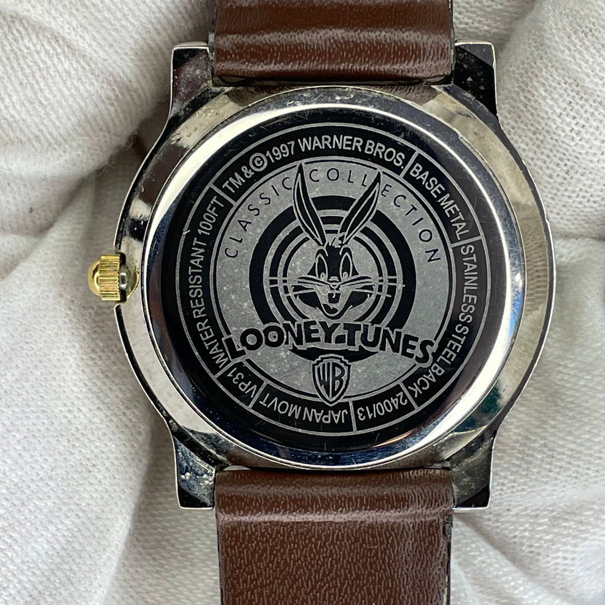 Reloj Armitron Looney Tunes Classic Collection Demonio de Tasmania Segundero de disco 1997 ÚNICO