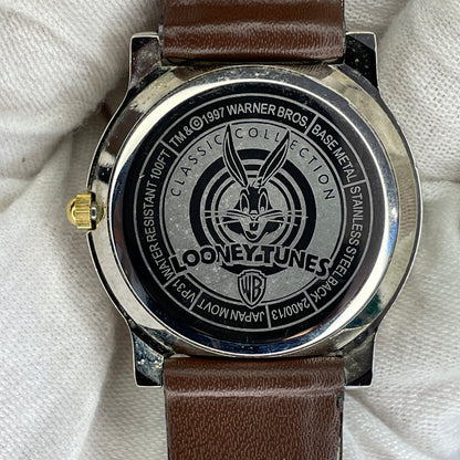 Reloj Armitron Looney Tunes Classic Collection Demonio de Tasmania Segundero de disco 1997 ÚNICO